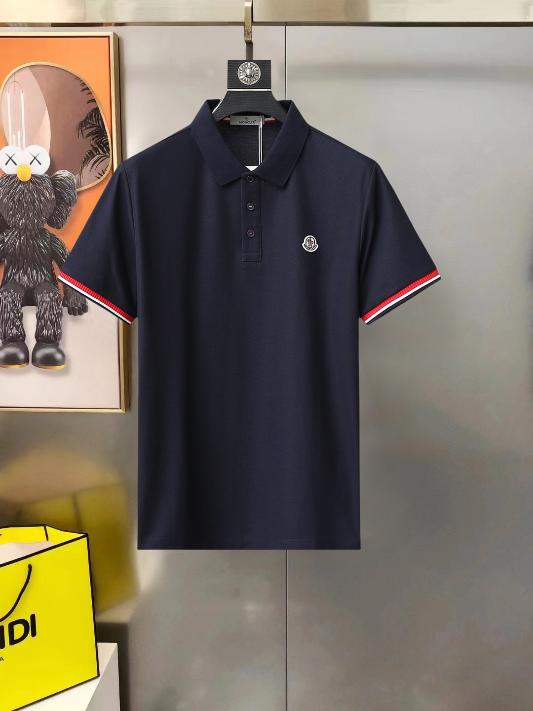 Top 1: 1 replica
 Moncler Kleding Polo Mannen Katoen Zomercollectie Fashion