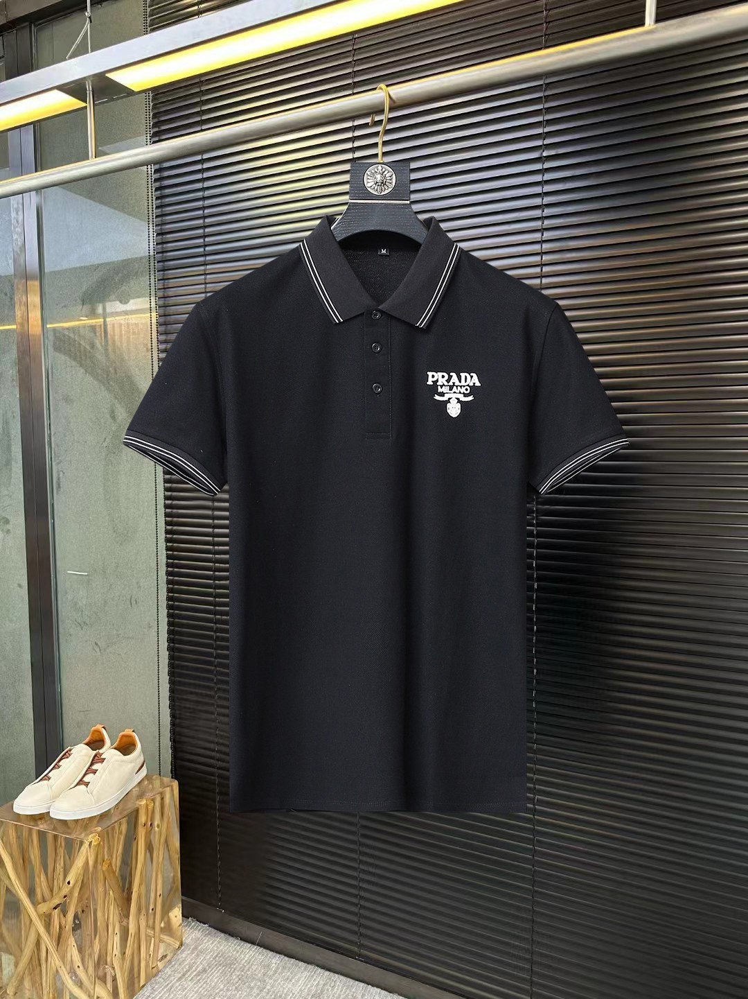 Prada Kleding Polo Mannen Katoen Zomercollectie Fashion