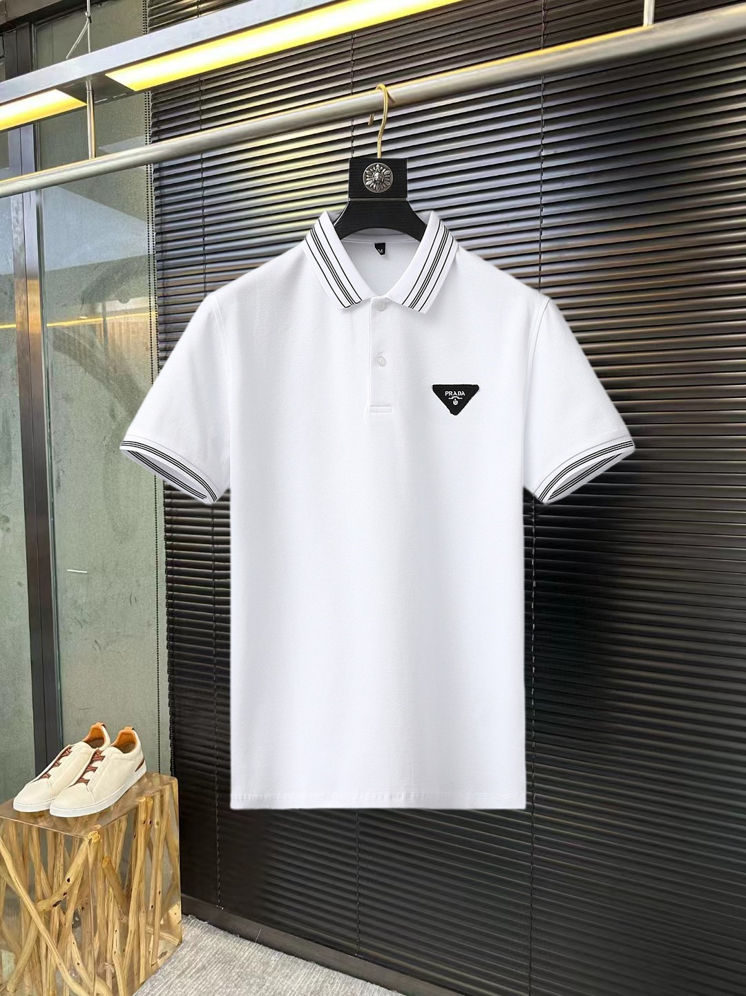 Prada Kleding Polo Mannen Katoen Zomercollectie Fashion