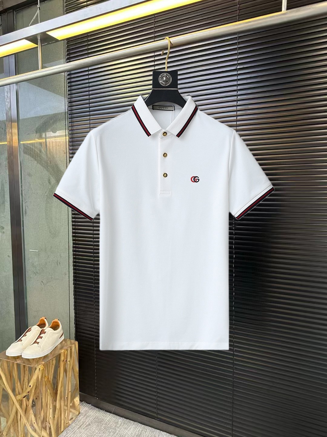 Gucci Kleding Polo Mannen Katoen Zomercollectie Fashion