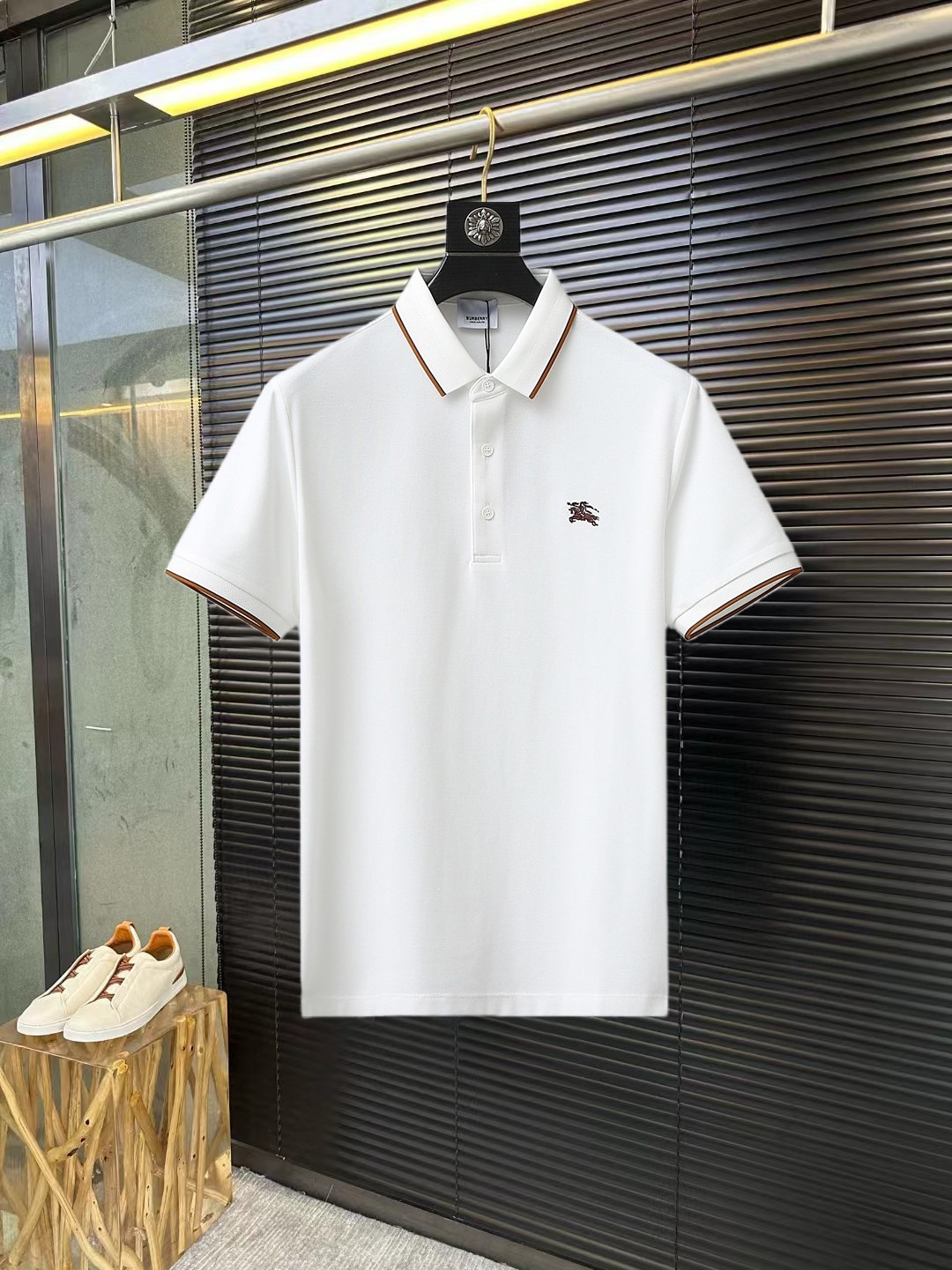 Burberry Kleding Polo Mannen Katoen Zomercollectie Fashion