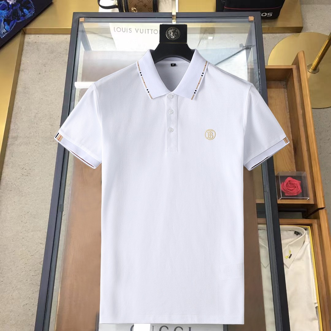 Burberry Kleding Polo Mannen Katoen Zomercollectie Fashion