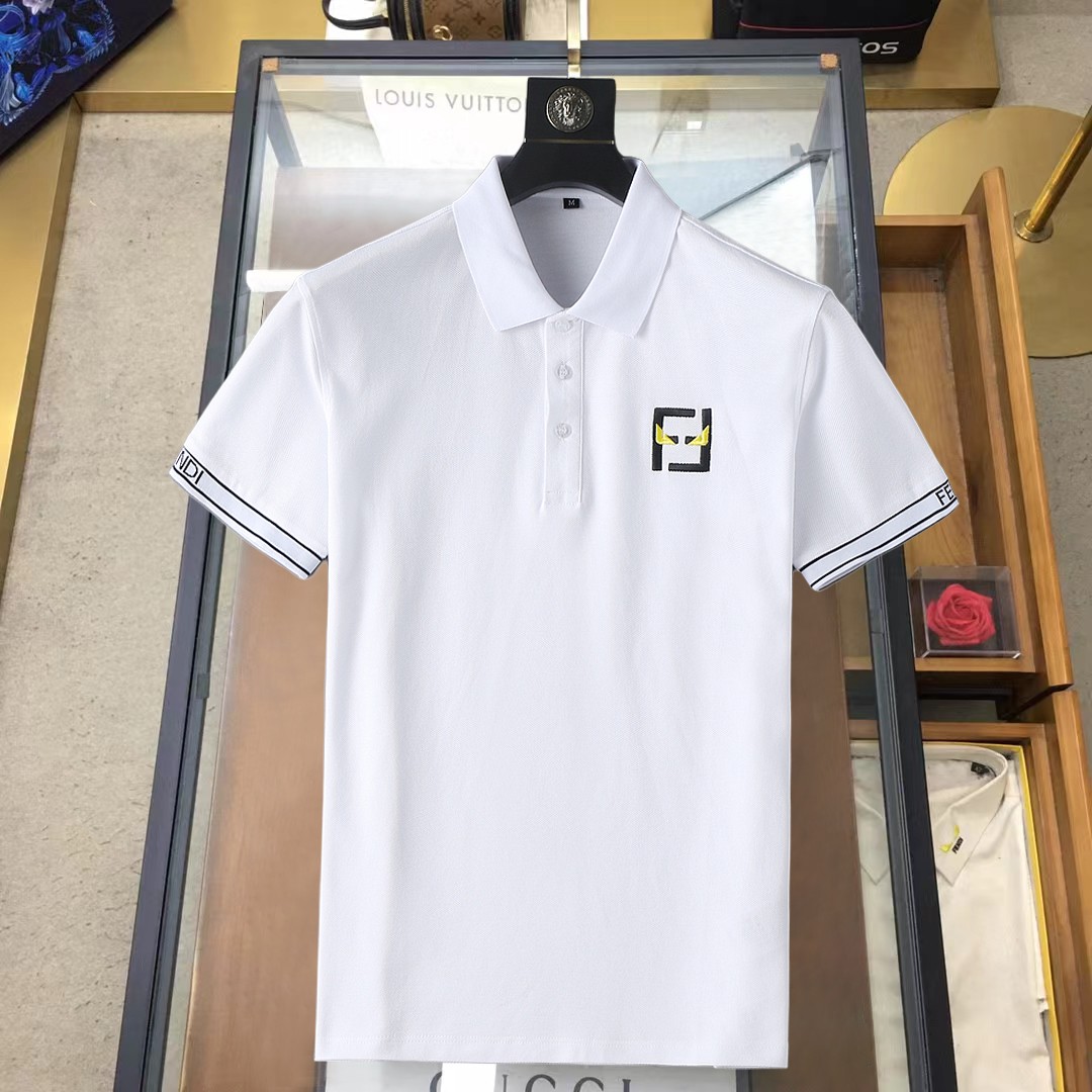 Fendi Kleding Polo Mannen Katoen Zomercollectie Fashion