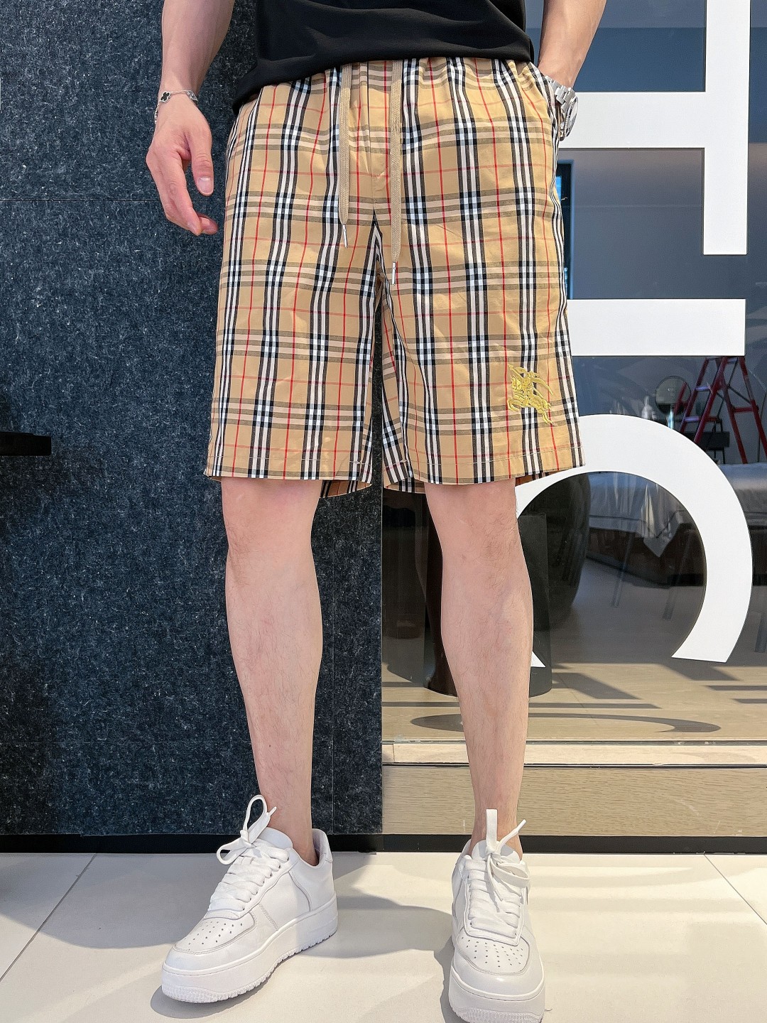 Burberry Kleding Korte Broek Mannen Zomercollectie Casual