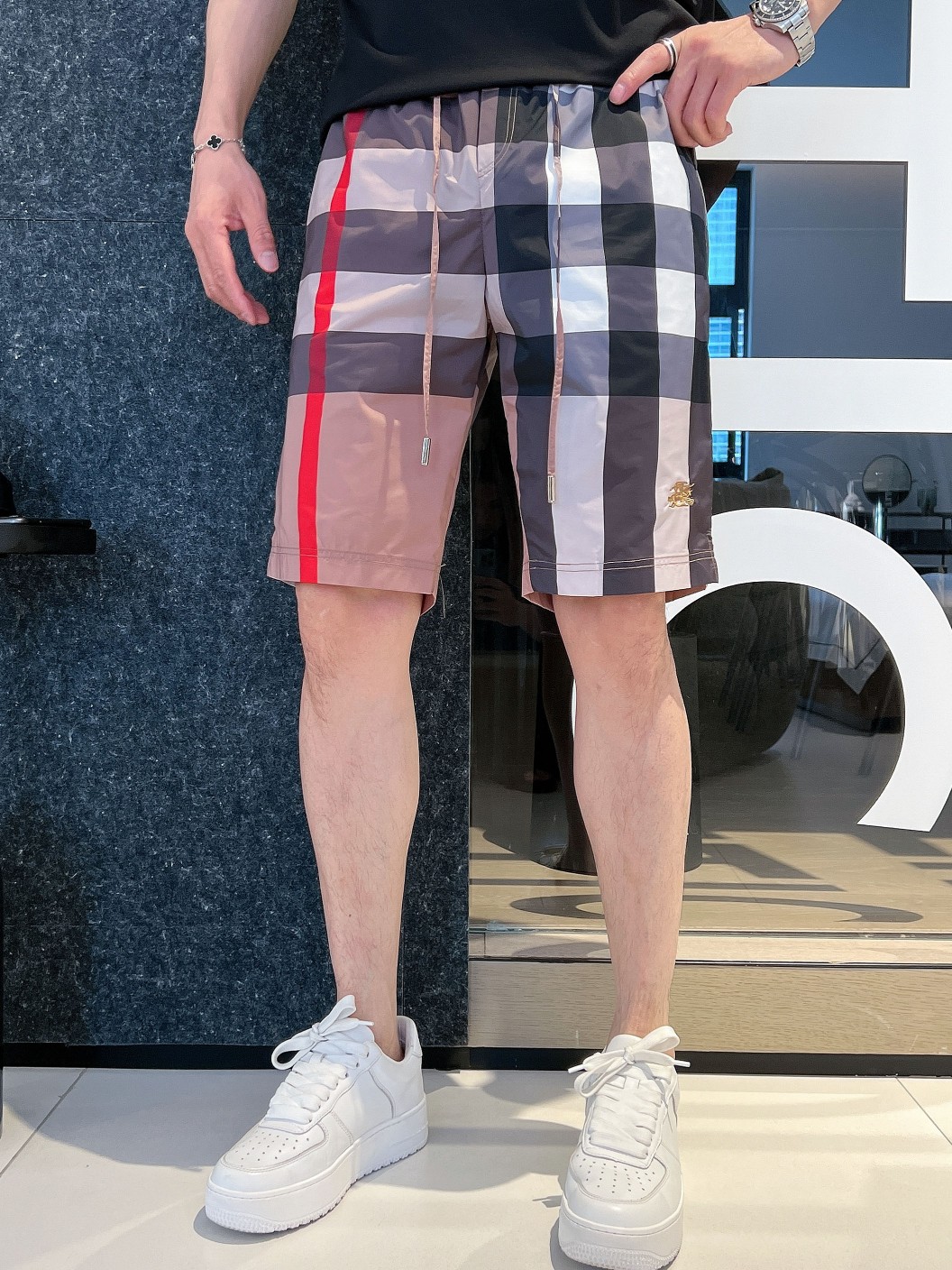 Burberry Kleding Korte Broek Mannen Zomercollectie Casual