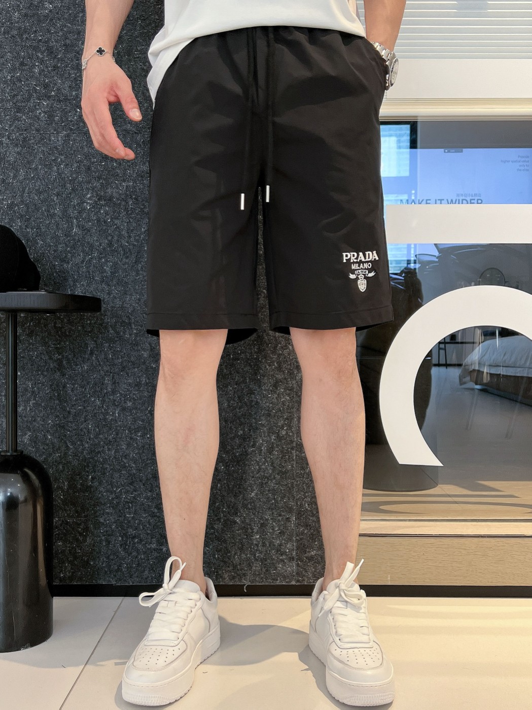 Prada Kleding Korte Broek Mannen Zomercollectie Casual