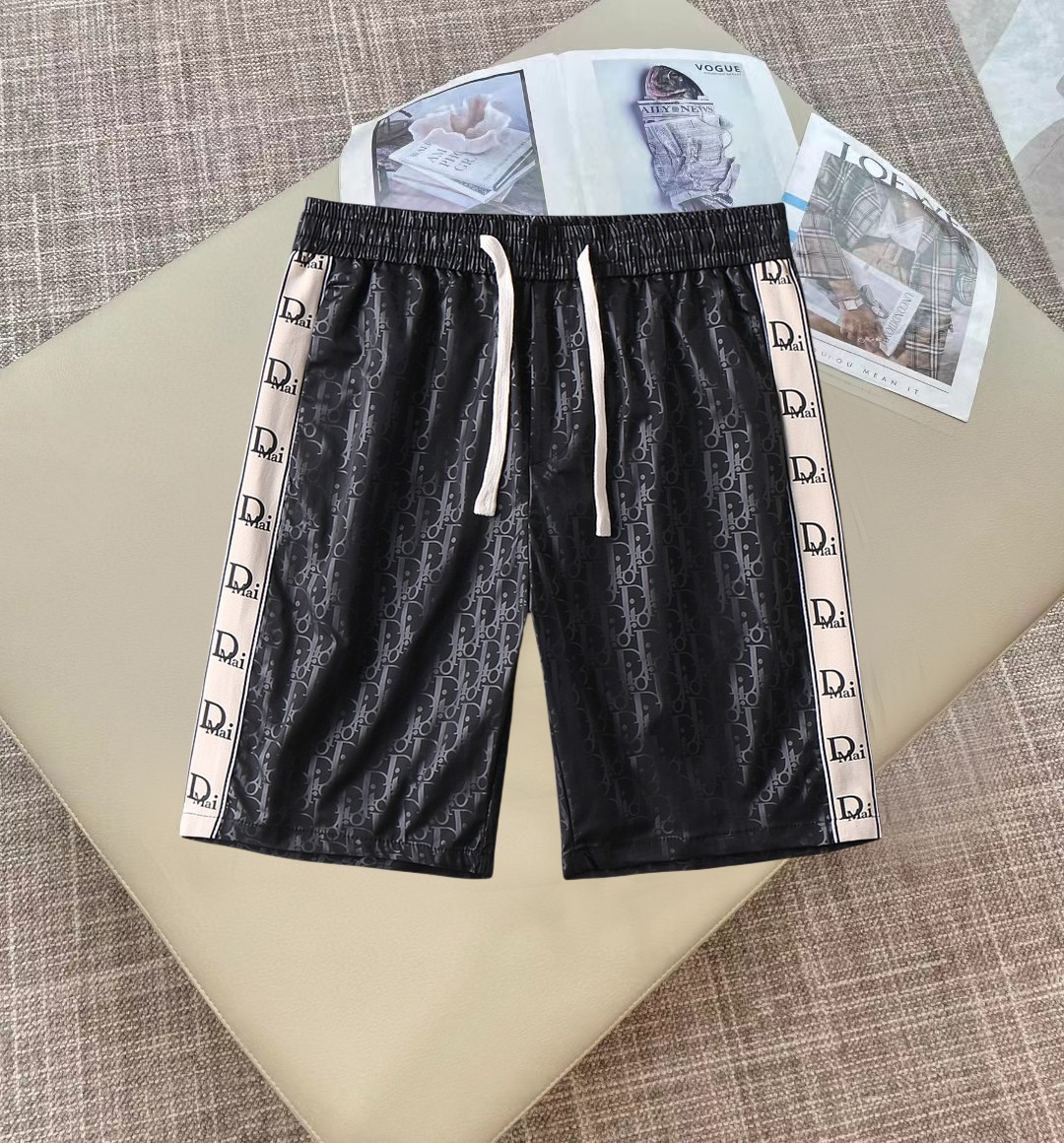 Dior Kleding Korte Broek Katoen Zomercollectie Casual