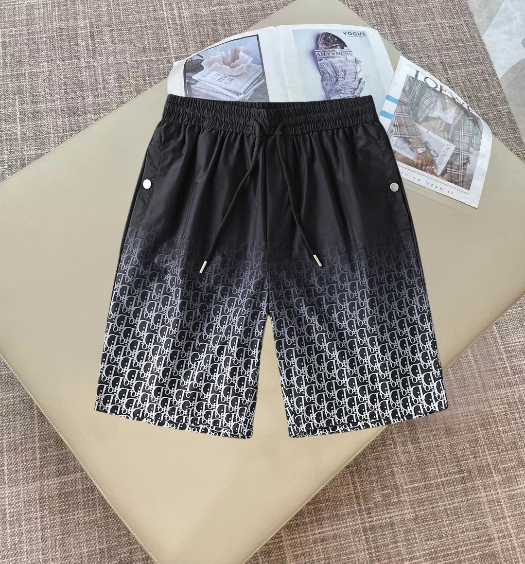 Dior Kleding Korte Broek Katoen Zomercollectie Casual