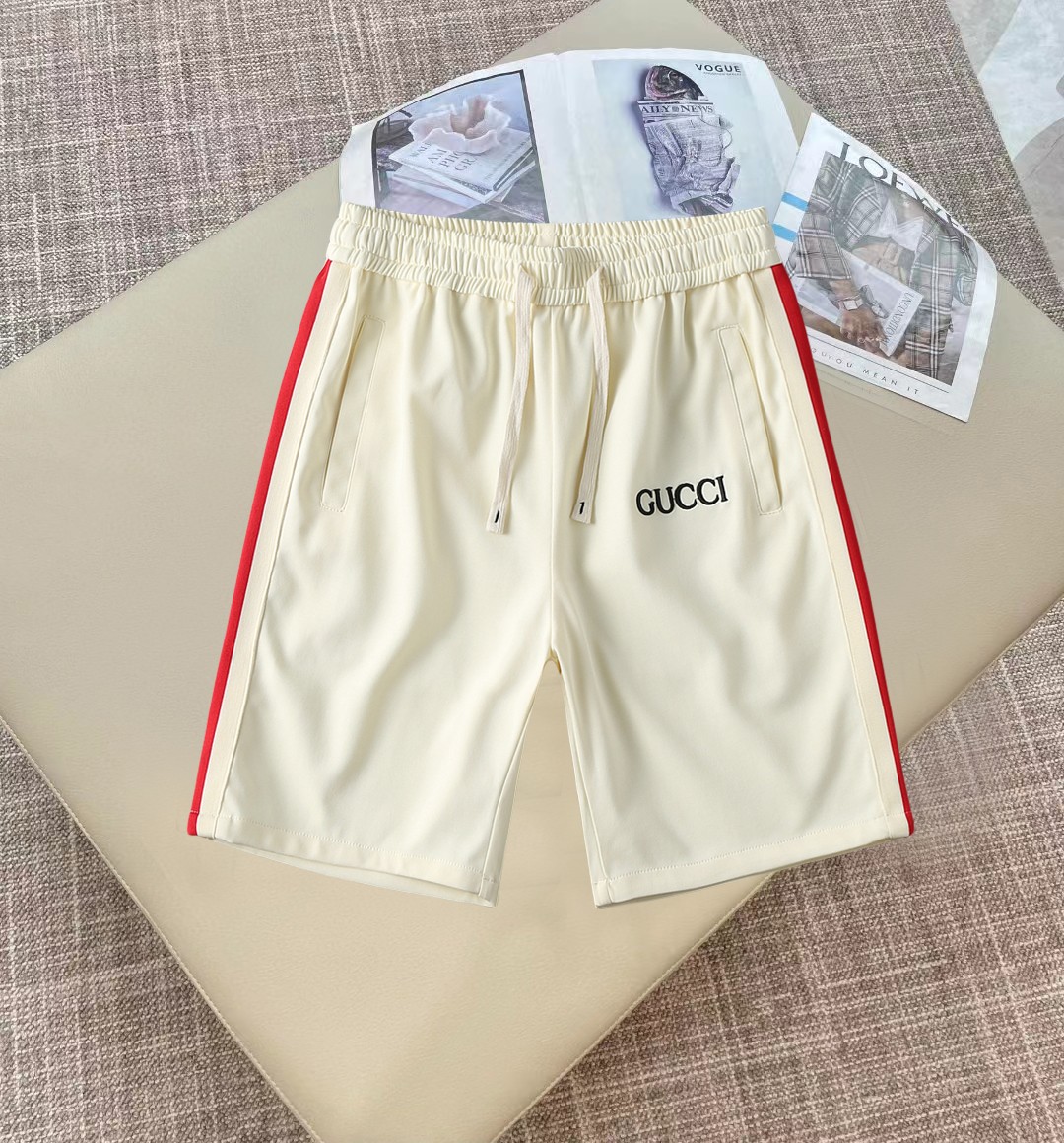 Gucci Kleding Korte Broek AAA+ replica
 Katoen Zomercollectie Casual