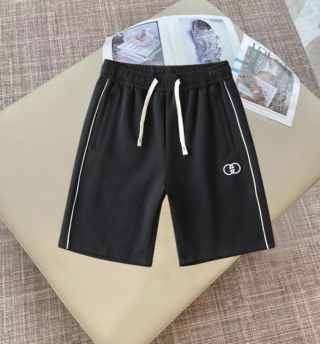 Koop van hoge kwaliteit goedkope hete replica
 Gucci Kleding Korte Broek Katoen Zomercollectie Casual