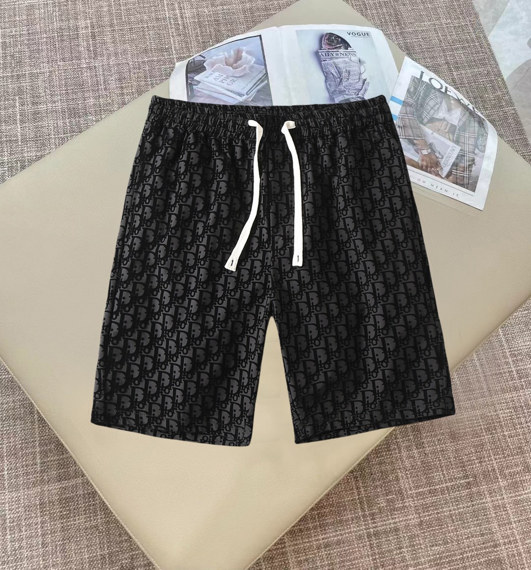 Dior Kleding Korte Broek Katoen Zomercollectie Casual