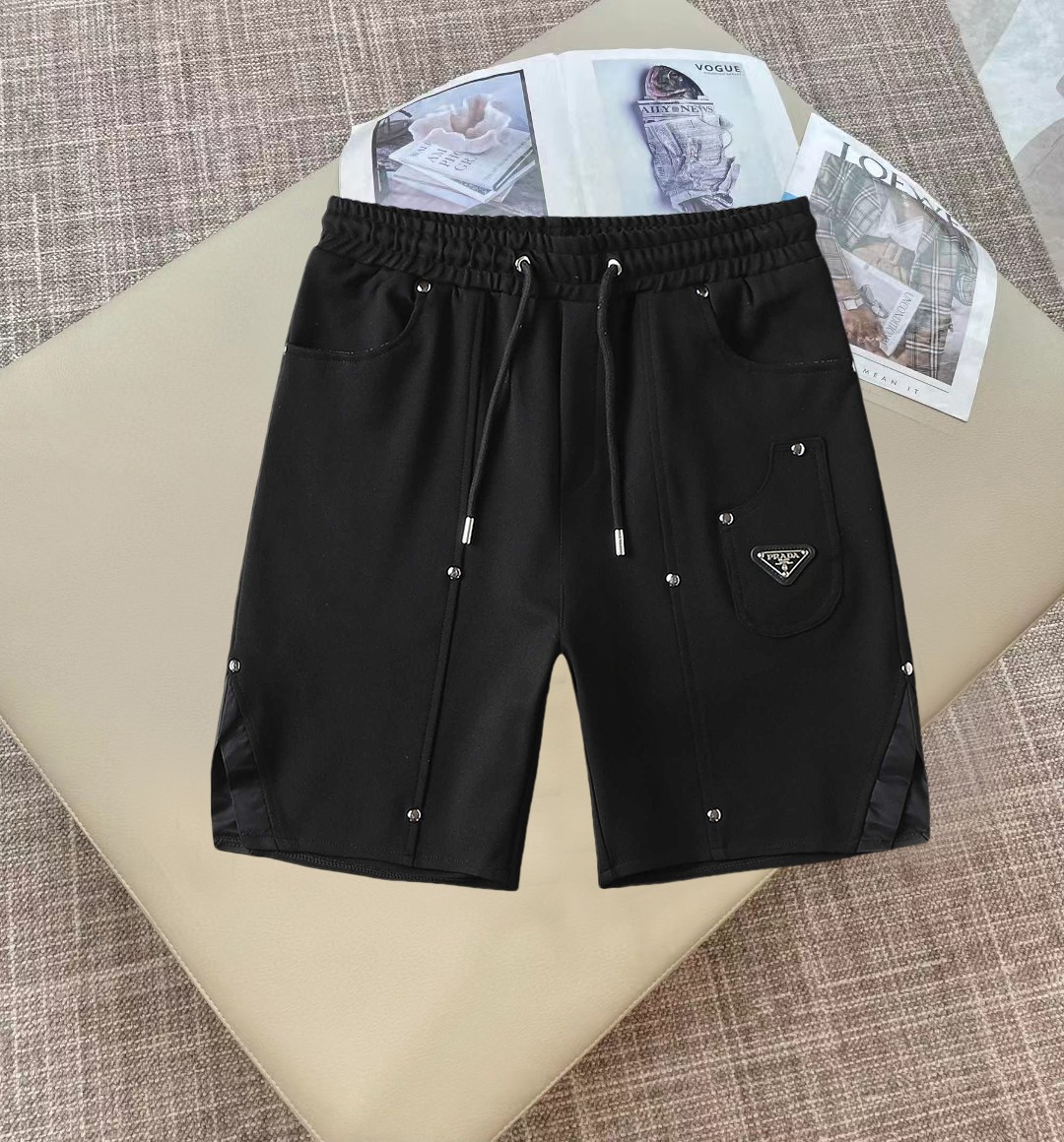 Prada Hoog
 Kleding Korte Broek Designer Fashion Replica
 Katoen Zomercollectie Casual