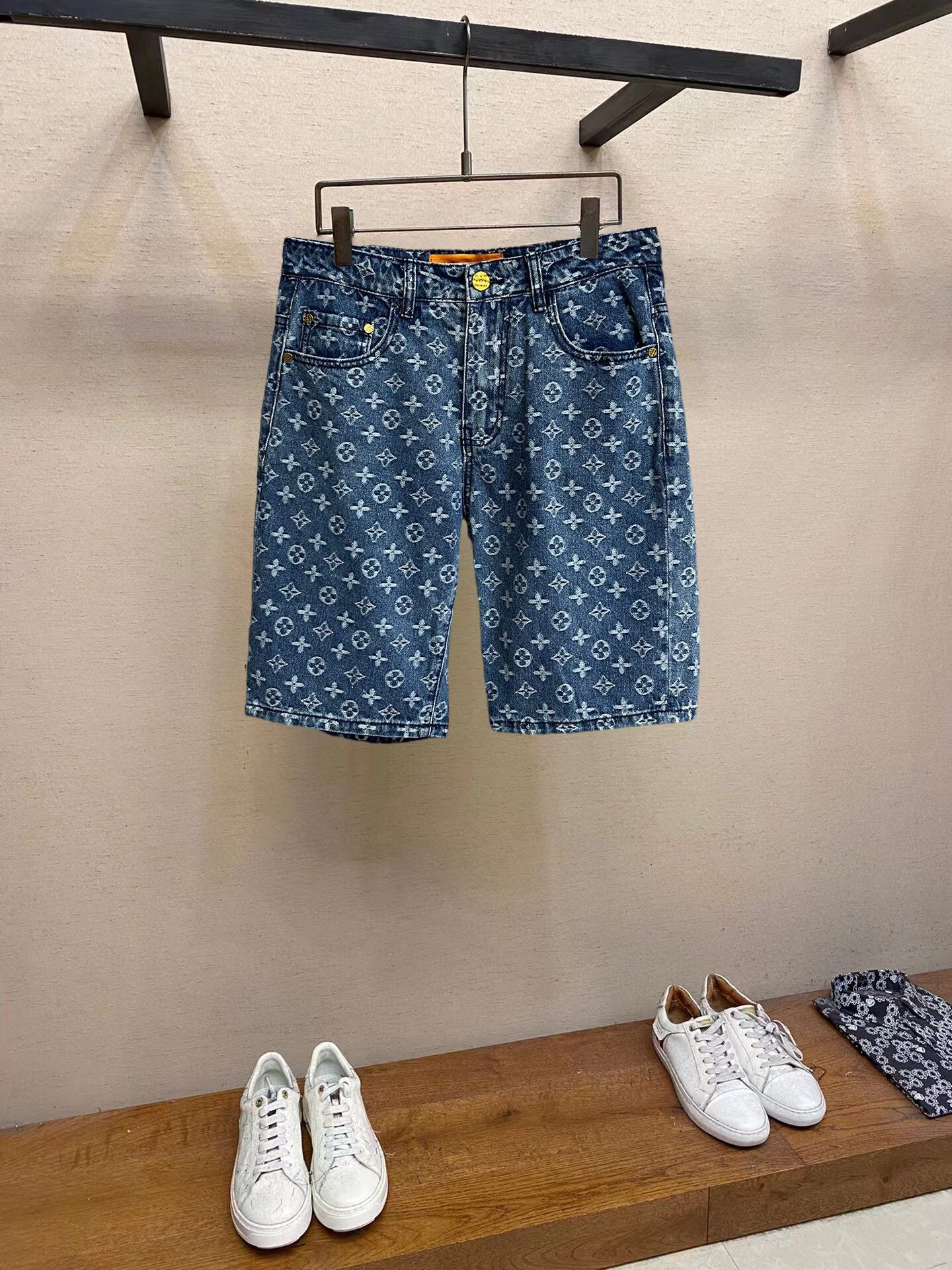 Louis Vuitton Kleding Spijkerbroek Korte Broek Mannen Zomercollectie