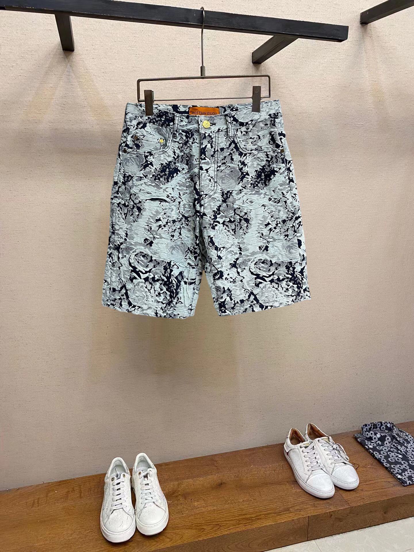 Louis Vuitton Kleding Spijkerbroek Korte Broek Mannen Zomercollectie