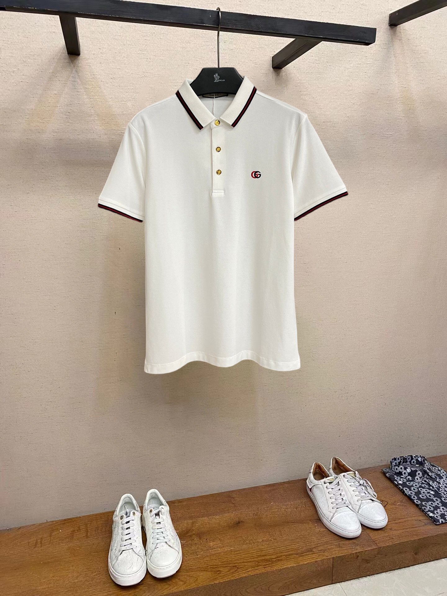 Designer replica
 Gucci Kleding Polo Mannen Katoen Zomercollectie Fashion