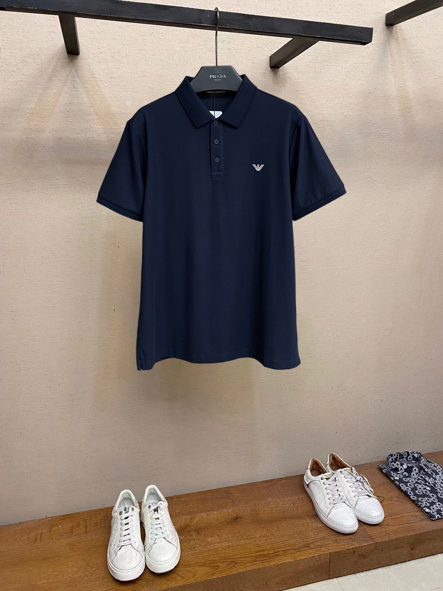 Armani Kleding Polo Mannen Katoen Zomercollectie Fashion