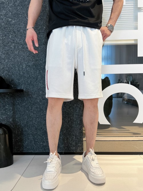 Prada Summer Cotton Casual Shorts with Logo Accent - Comfortable & Stylish 1 Prada Summer Cotton Casual Shorts with Logo Accent - Comfortable & Stylish