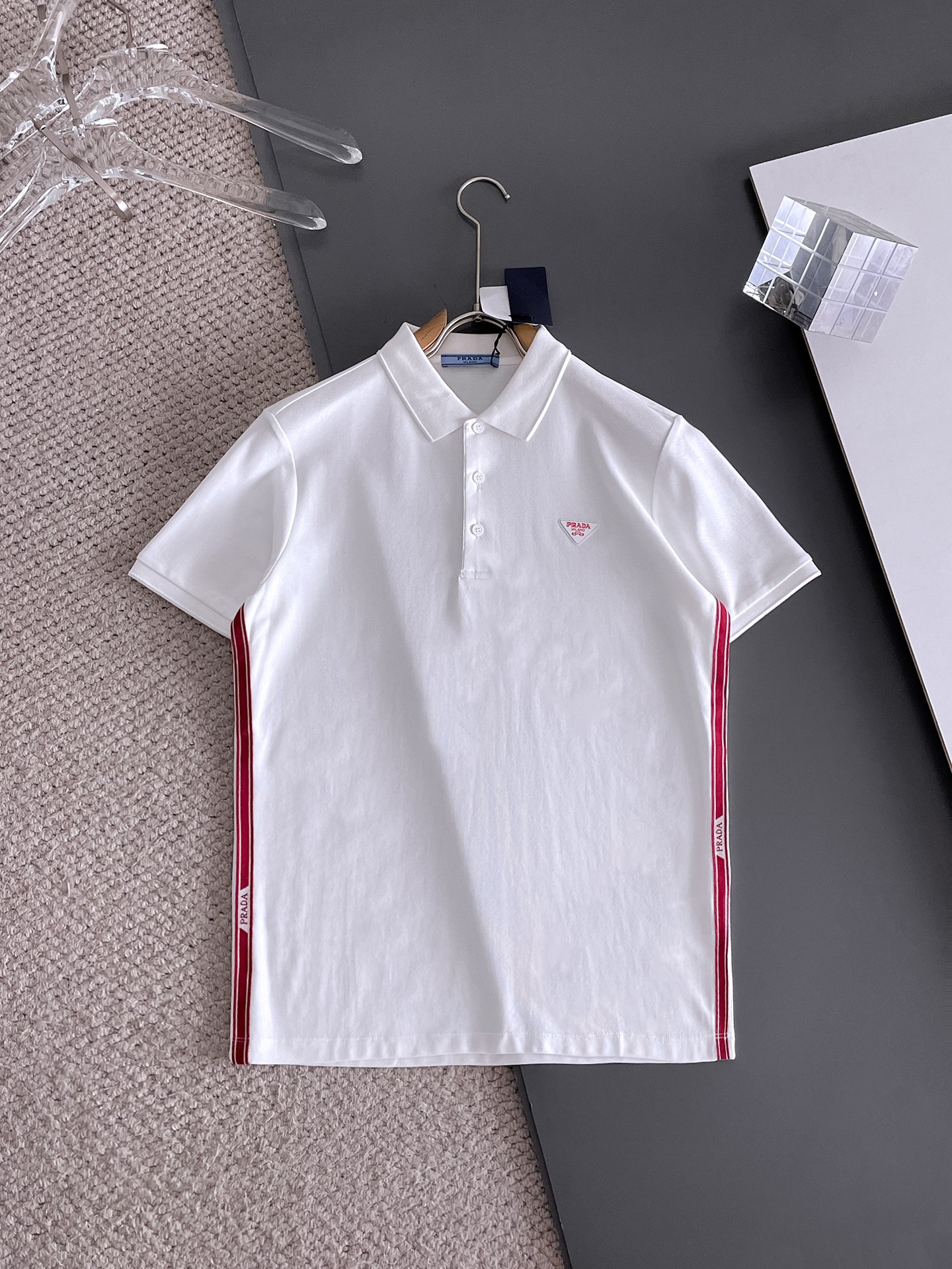 Prada Kleidung Polo Männer Baumwolle Sommerkollektion Fashion