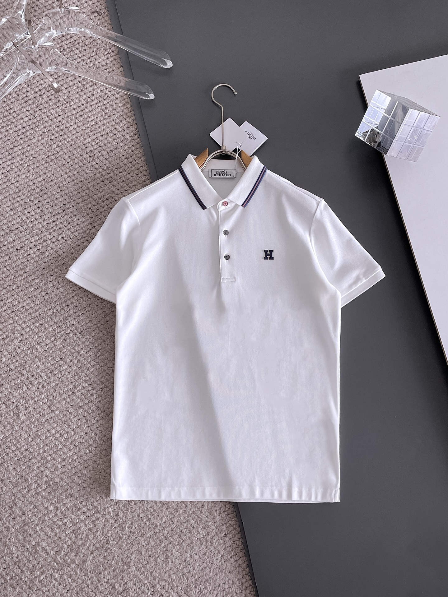 Hermes Kleidung Polo Aus China
 Männer Baumwolle Sommerkollektion Fashion