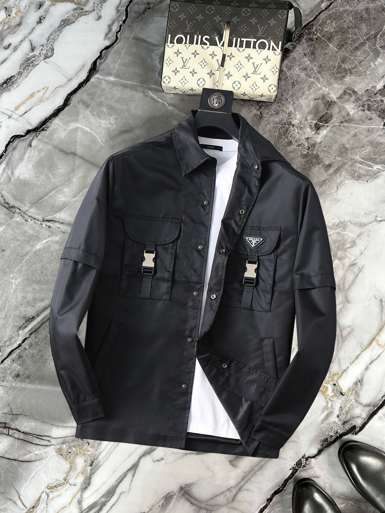 Prada Kleding Jas &Jassen Mannen Herfstcollectie Casual