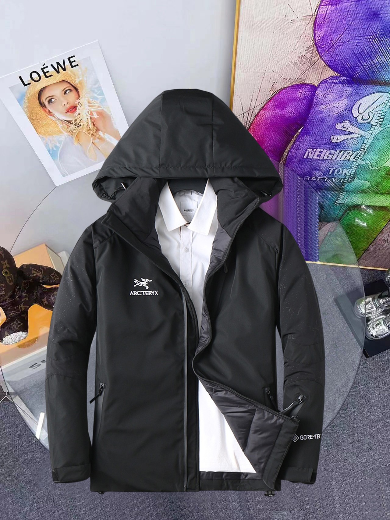 NO:648129,Arc'teryx 2025 winter new down 90 white duck down jacket, the new product on the show is in perfect condition, comfortable and warm, the color is full and attractive, the very outstanding design easily enhances the sense of fashion, the workmanship is extremely sophisticated and rigorous, and the wiring is neat and meticulous!  A masterpiece from a famous designer!  The upper body does not look bloated and is super handsome!  Counter size M～XXXL,arc'teryx,jackets & coats,down jacket,alexander wang19860909始祖鸟 2025冬季新款羽绒90白鸭绒外套,秀场新品品相非常完美,舒适保暖,色泽饱满诱人,非常出彩的设计,轻松将时髦感进阶,做工极为考究严谨,走线工整细致！大牌设计师巨作！上身不显臃肿、超级帅气！柜台码数M～XXXL,arc'teryx,jackets & coats,down jacket,alexander wang,Men's clothing