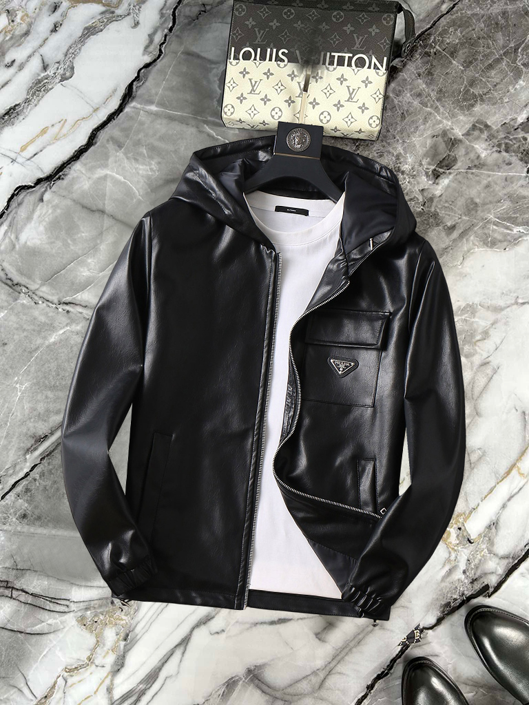 NO:950303,Same style as Armani official website, on sale in advance!  2026ss new autumn men's leather jackets, original single three-standard high-end version!  With hidden hood, counter-customized fabrics with high breathability and comfort, impeccable details, brand element design concept, reflecting high quality. It feels delicate and soft!  It presents a casual cut and the upper body shape is awesome!  Size M～3XL, maximum wear is 195kg.,,armani,jackets & coats,jackets & coats,leather jacket,hats,19860909阿玛尼 官网同款,提前发售！2026ss开秋新款男士皮衣夹克外套,原单三标齐全高端版本！带隐藏帽,专柜定制面料 透气舒适度高,细节无可挑剔,品牌元素设计理念,体现高品质.手感细腻柔软！呈现休闲裁剪,上身版型超赞！码数M～3XL,最大穿195斤.,,armani,jackets & coats,jackets & coats,leather jacket,hats,,Men's clothing
