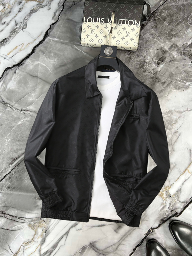 Louis Vuitton 2025SS Men's Jacket with Hidden Hood - High-End Quality