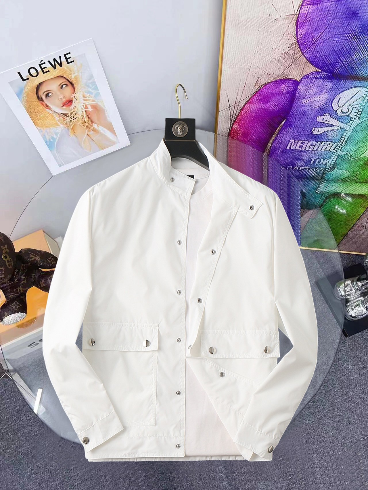 NO:648295,Same style as Prada official website, complete with three labels, sold in advance. 2025ss new autumn men's jacket, double-sided original single with three labels, high-end version. Custom-made fabrics at the counter. Highly breathable and comfortable, impeccable details, brand element design concept, reflecting high quality. Delicate and soft hand feel. Casual tailoring, excellent upper body shape. Size M～3XL, maximum wear 195 catties,, prada, jackets & coats, jackets & coats, alexander wang19860909普拉达官网同款,三标齐全,提前发售 2025ss开秋新款男士夹克外套,双面穿原单三标齐全高端版本 专柜定制面料 透气舒适度高,细节无可挑剔,品牌元素设计理念,体现高品质.手感细腻柔软 呈现休闲裁剪,上身版型超赞 码数M～3XL,最大穿195斤,,prada,jackets & coats,jackets & coats,alexander wang,Men's clothing