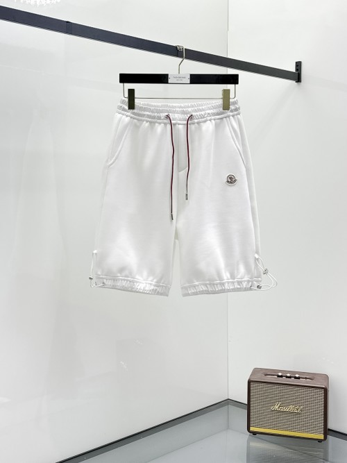 Moncler Men's White Casual Shorts - Breathable & Comfortable Summer Style