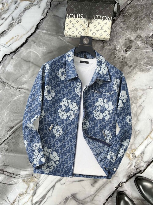 Dior 2025SS Denim Jacket - Iconic Design, Premium Fabric, Comfortable Fit 1 Dior 2025SS Denim Jacket - Iconic Design, Premium Fabric, Comfortable Fit