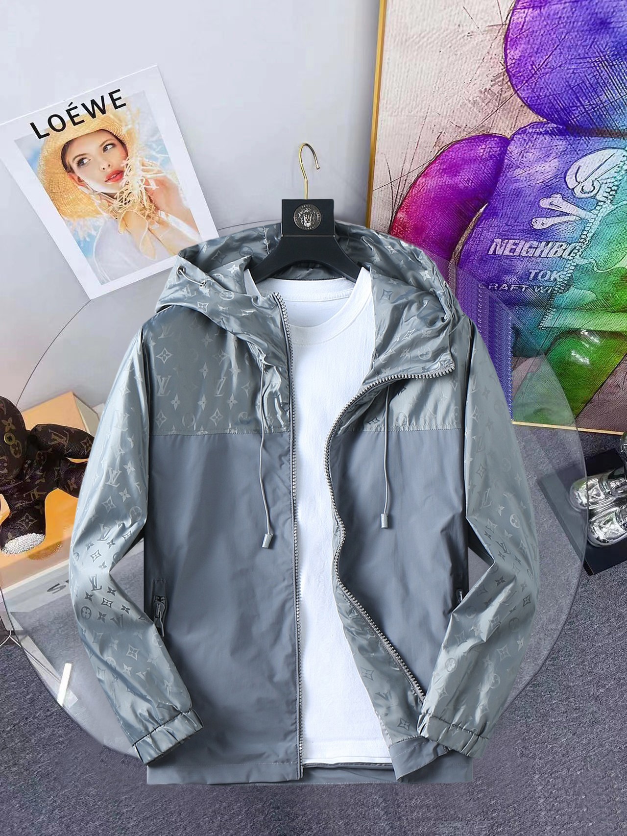 NO:648099,LV 2025 autumn and winter new jacket. Original 1:1 customized hardware accessories. All imported and original customization. Welcome to compare at the counter. Super soft, super heavy fabric, perfect workmanship. Pay attention to the fabric and super comfortable. Exclusive model. Non-market goods. Same size for men and women, M to XXXL, Louis Vuitton, jackets & coats, alexander wang19860909LV 2025秋冬新款夹克 原版1:1订制五金配件全进口原版定制 欢迎专柜对比 超柔软 超级重面料做工杠杠的版型完美 注意面料超舒服 独家款 非市场货 男女同款尺码M一XXXL,,louis vuitton,jackets & coats,alexander wang,Men's clothing