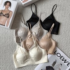 LaPerla 新款法式深V水光琉璃猫爪杯裸感吊带无痕美背文胸,超薄兔耳朵 夏季爆款颜色:白色 灰色 肤 LaPerla 新款法式深V水光琉璃猫爪杯裸感吊带无痕美背文胸,超薄兔耳朵 夏季爆款颜色:白色 灰色 肤