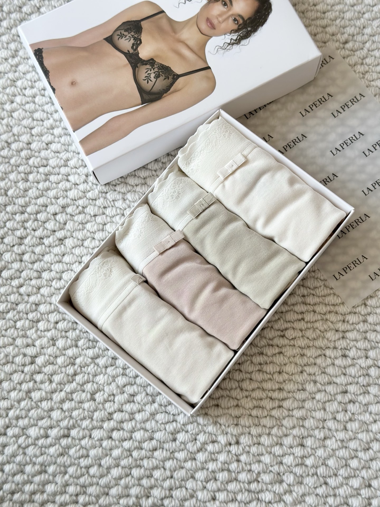 LAPERLA新款莫代蛋白裸感系列 透气不闷汗 不夹臀 不磨腿根的一款舒适内裤 中腰设计 加宽底裆 10