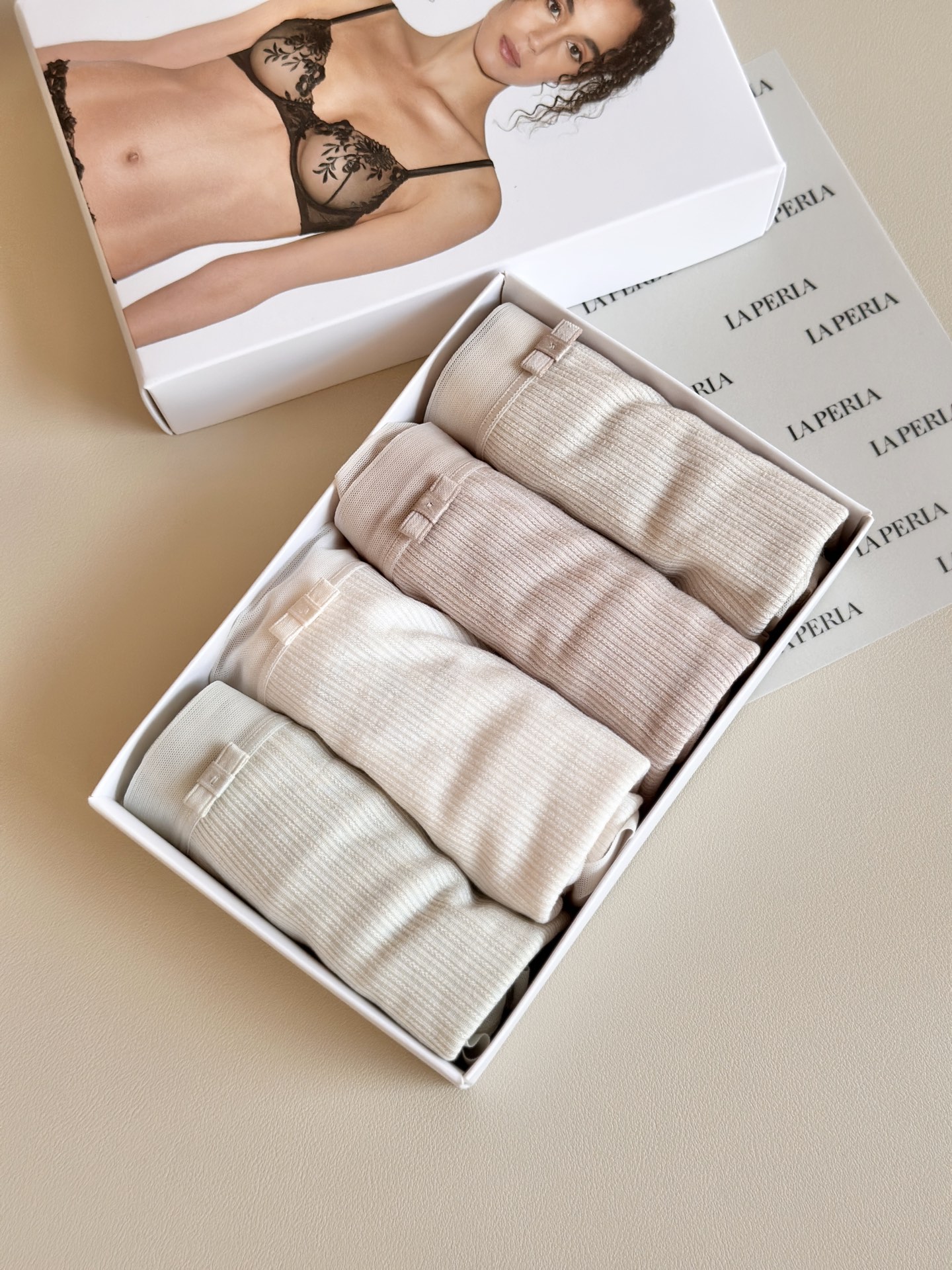 ‼️‼️LaPerla新款2026提花棉肌理感中腰女士内裤这才是高端内衣的“裸感”自由拒绝沉闷的单一纯色