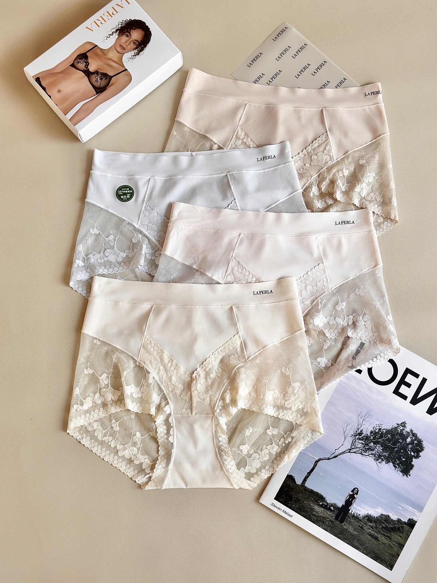 ‼️‼️ LaPerla 2026新款｜精致提花蕾丝内裤高级哑光肌理，软糯亲肤无感无痕工艺，高腰包裹更显