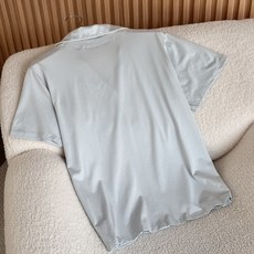 ⚠️⚠️‼️‼️🆕LP春夏蚕养·开襟家居服(短袖短裤)睡衣套装棉+人棉混纺,再加入桑蚕丝成分,带来爽滑亲 ⚠️⚠️‼️‼️🆕LP春夏蚕养·开襟家居服(短袖短裤)睡衣套装棉+人棉混纺,再加入桑蚕丝成分,带来爽滑亲