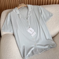 ⚠️⚠️‼️‼️🆕LP春夏蚕养·开襟家居服(短袖短裤)睡衣套装棉+人棉混纺,再加入桑蚕丝成分,带来爽滑亲 ⚠️⚠️‼️‼️🆕LP春夏蚕养·开襟家居服(短袖短裤)睡衣套装棉+人棉混纺,再加入桑蚕丝成分,带来爽滑亲