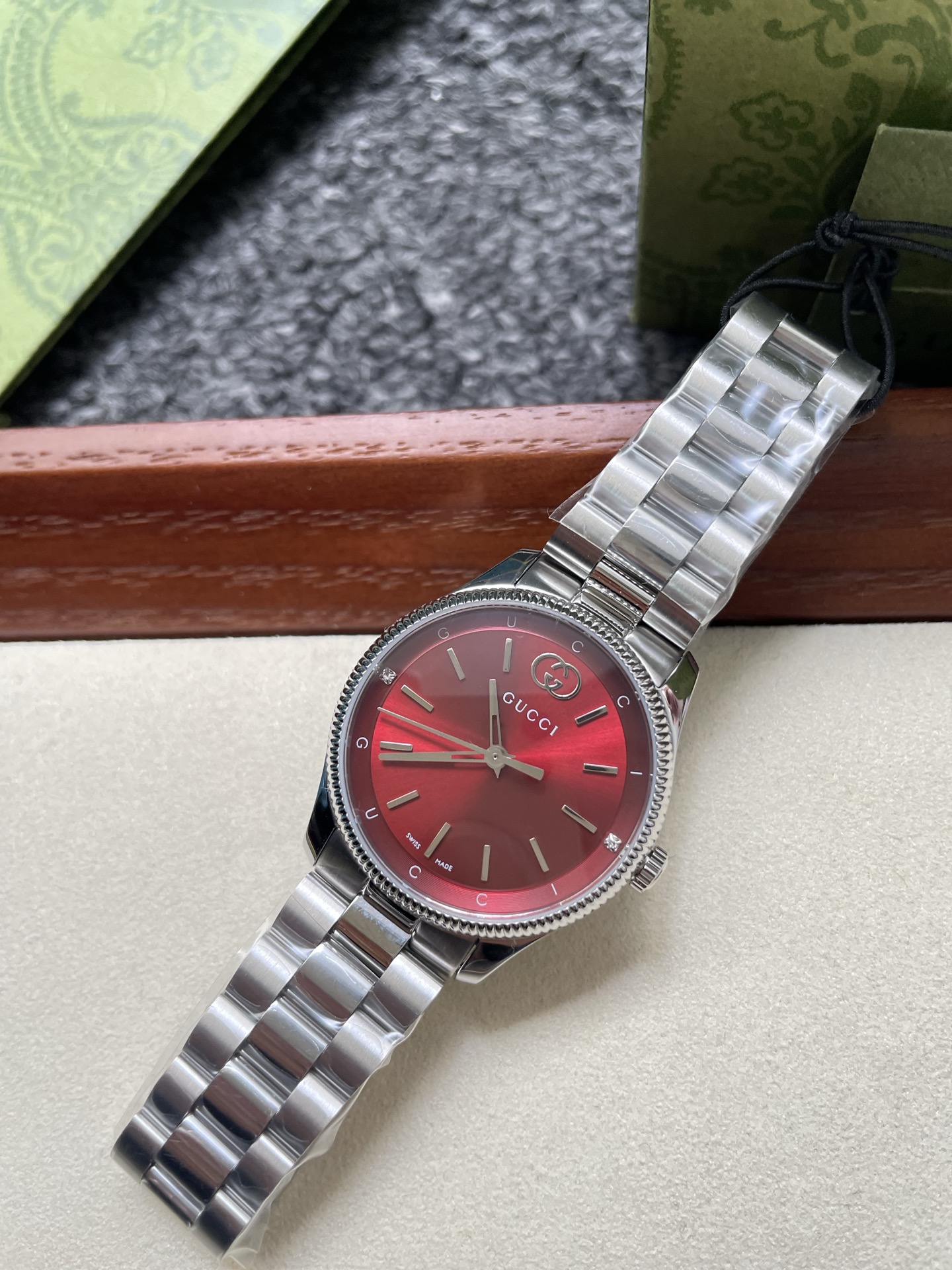 NO:602066,Gucci GUCCI burgundy,,gucci,gucci19860909古驰 GUCCI 酒红色,,gucci,gucci,Watch