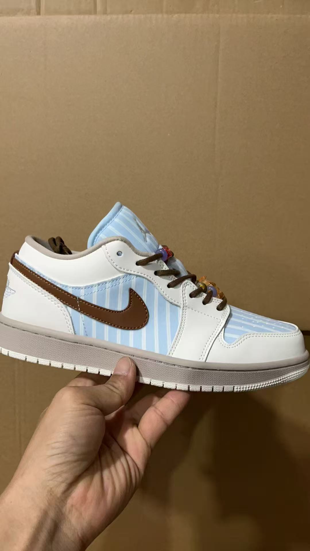条纹白蓝IR7553 公司级🐔Nike Air Jordan 1 Low OG 经典百搭 耐克 AJ1 低帮休闲板鞋 ID:JED101-FJH