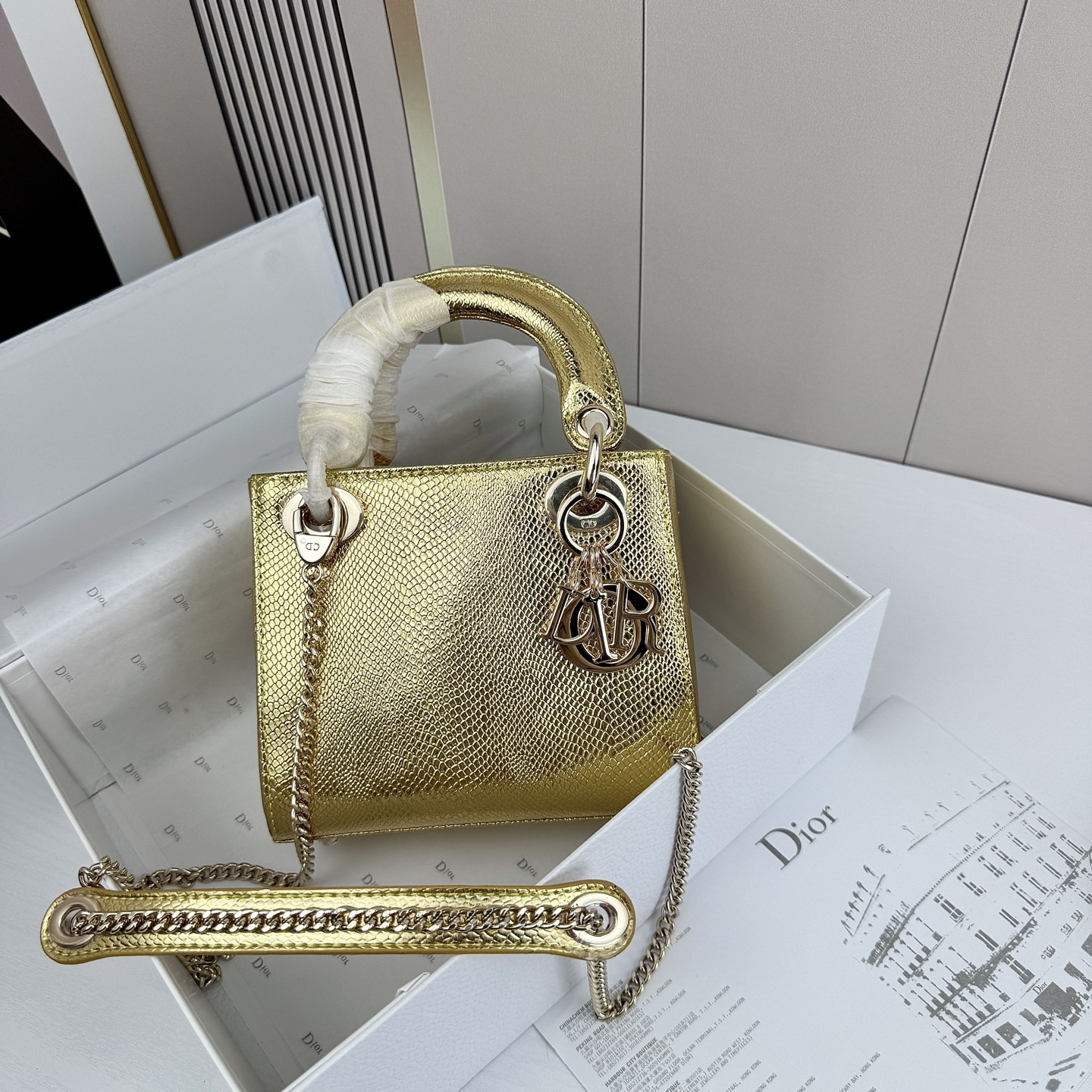 Dior迪奥戴妃包蜥蜴纹可可爱爱 小巧玲珑 优雅精致 仙女必备款尺寸：17.8.15