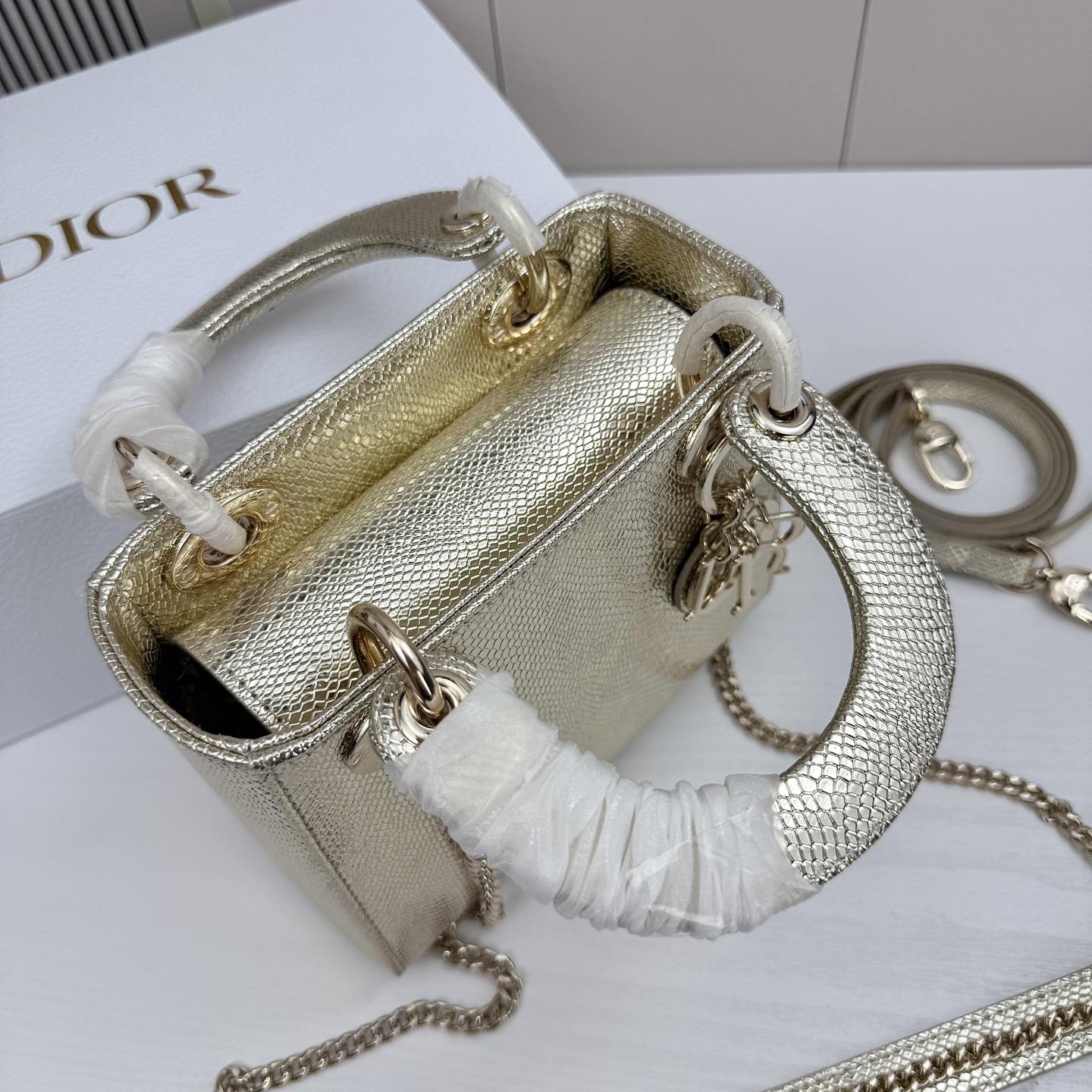 Dior迪奥戴妃包蜥蜴纹可可爱爱 小巧玲珑 优雅精致 仙女必备款尺寸：17.8.15