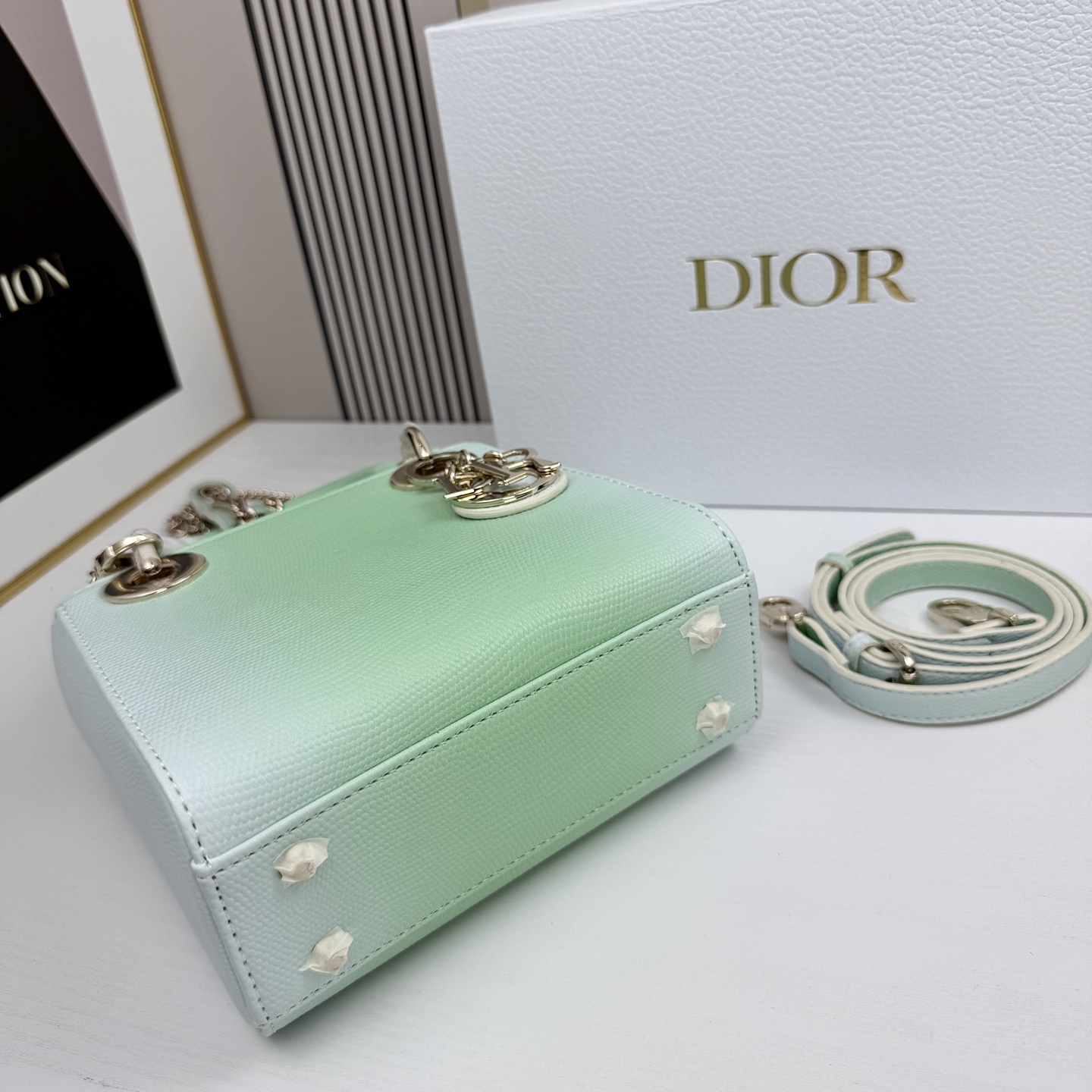 Dior迪奥戴妃包蜥蜴纹可可爱爱 小巧玲珑 优雅精致 仙女必备款尺寸：17.8.15