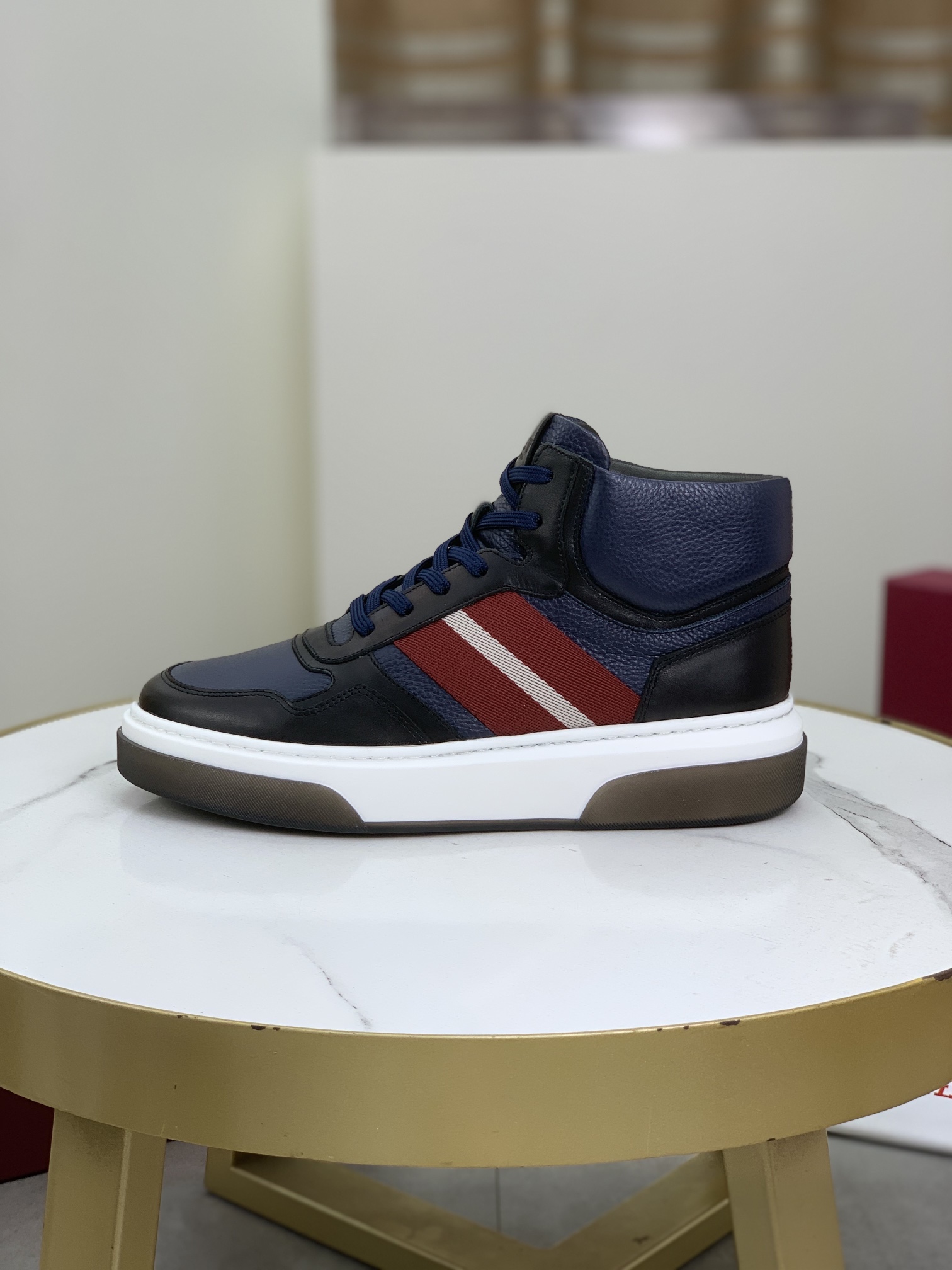 Versión superior pedido original BALLY Bally otoño e invierno zapatos deportivos casuales nuevos de caña alta Compra or…