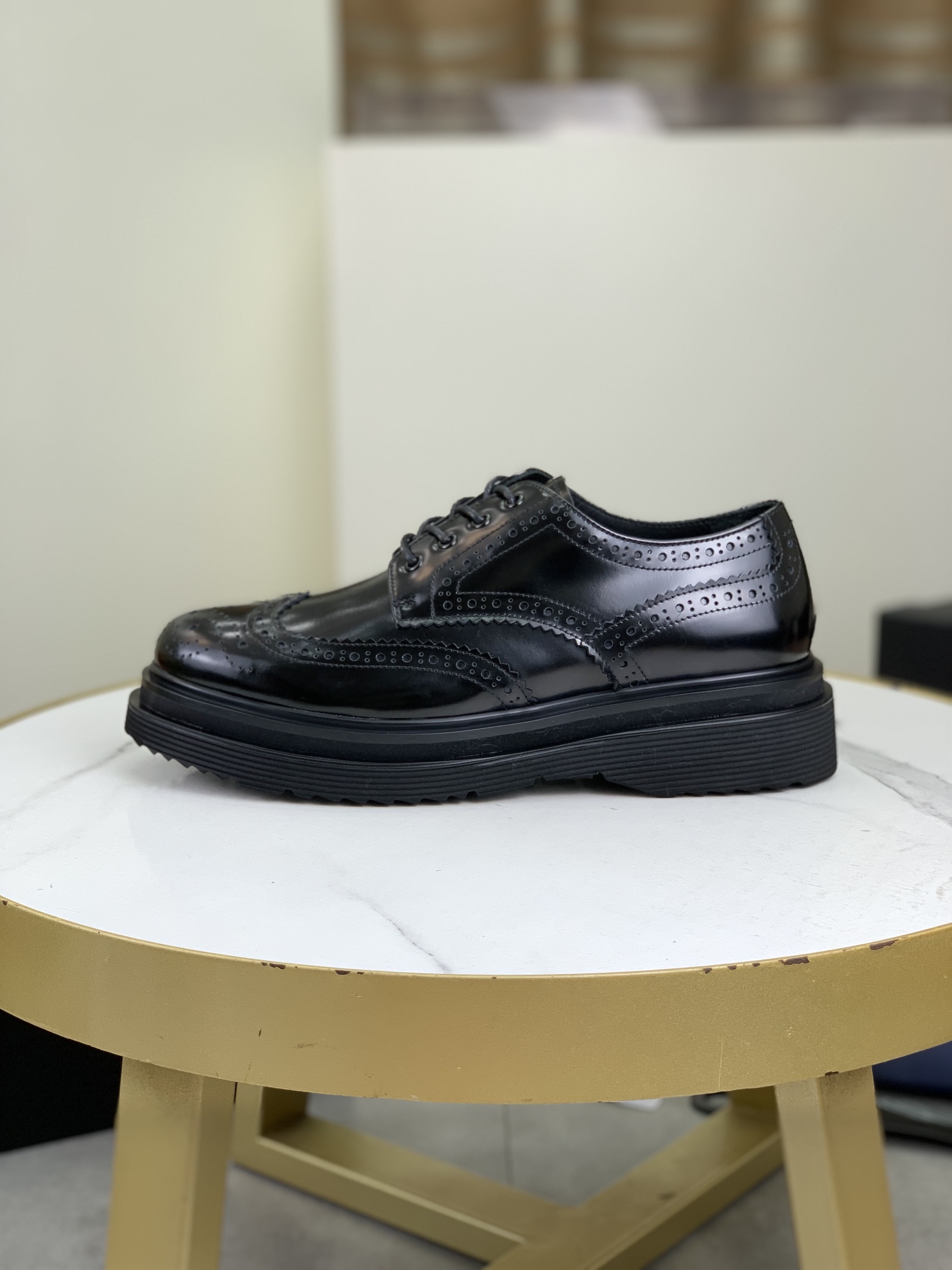 Calidad original real, versión superior🔱 ＰＲＡＤＡPrada. Zapatos business casual de piel para hombre, productos …