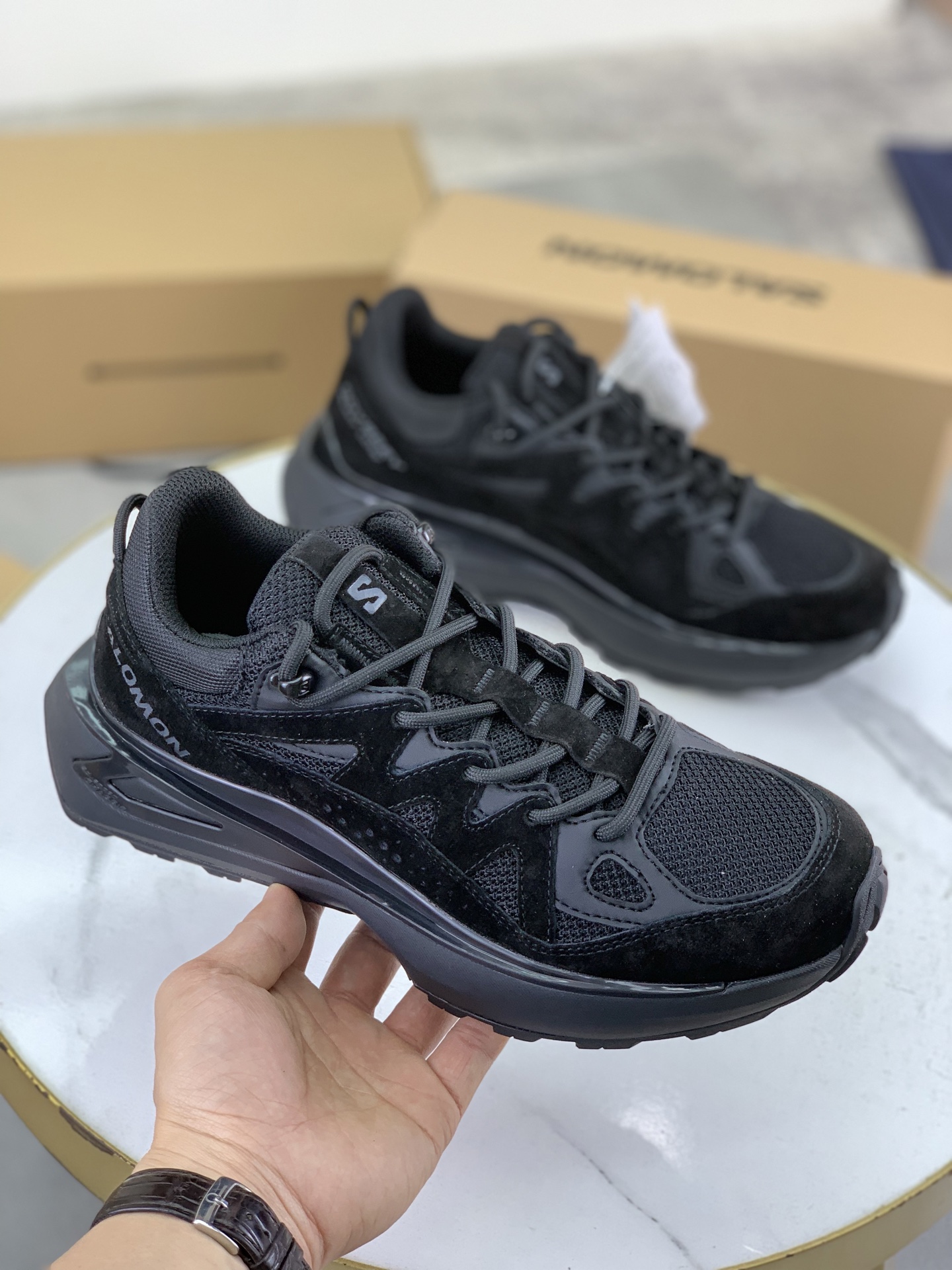Precio de fábrica P330 Salomon Salomon zapatillas de deporte al aire libre de tendencia urbana confo