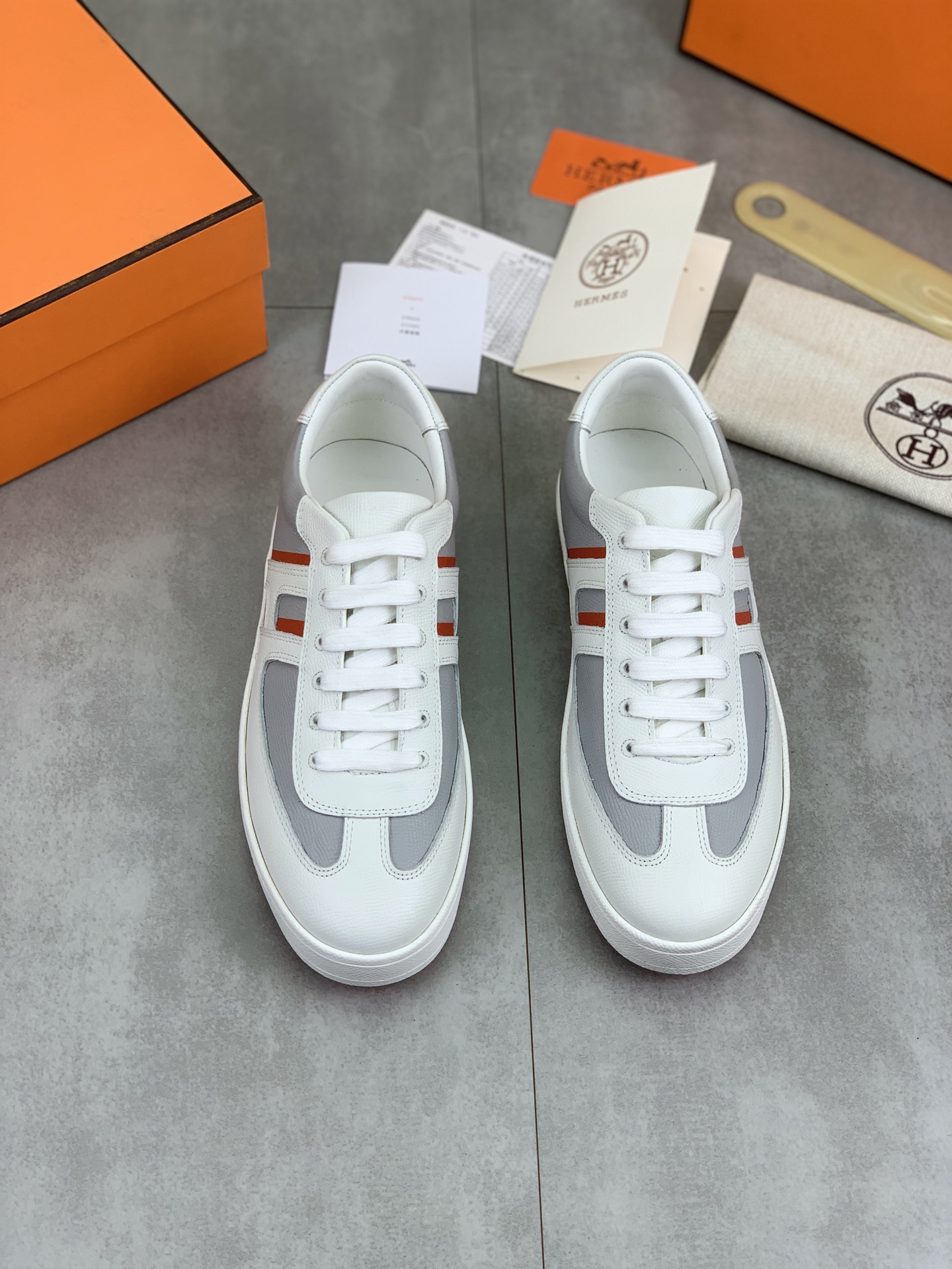 Hermes Luxury Leather Sneakers - Premium Quality, Comfortable Fit Size 38-44 3 i1743177203034 2764 0 1