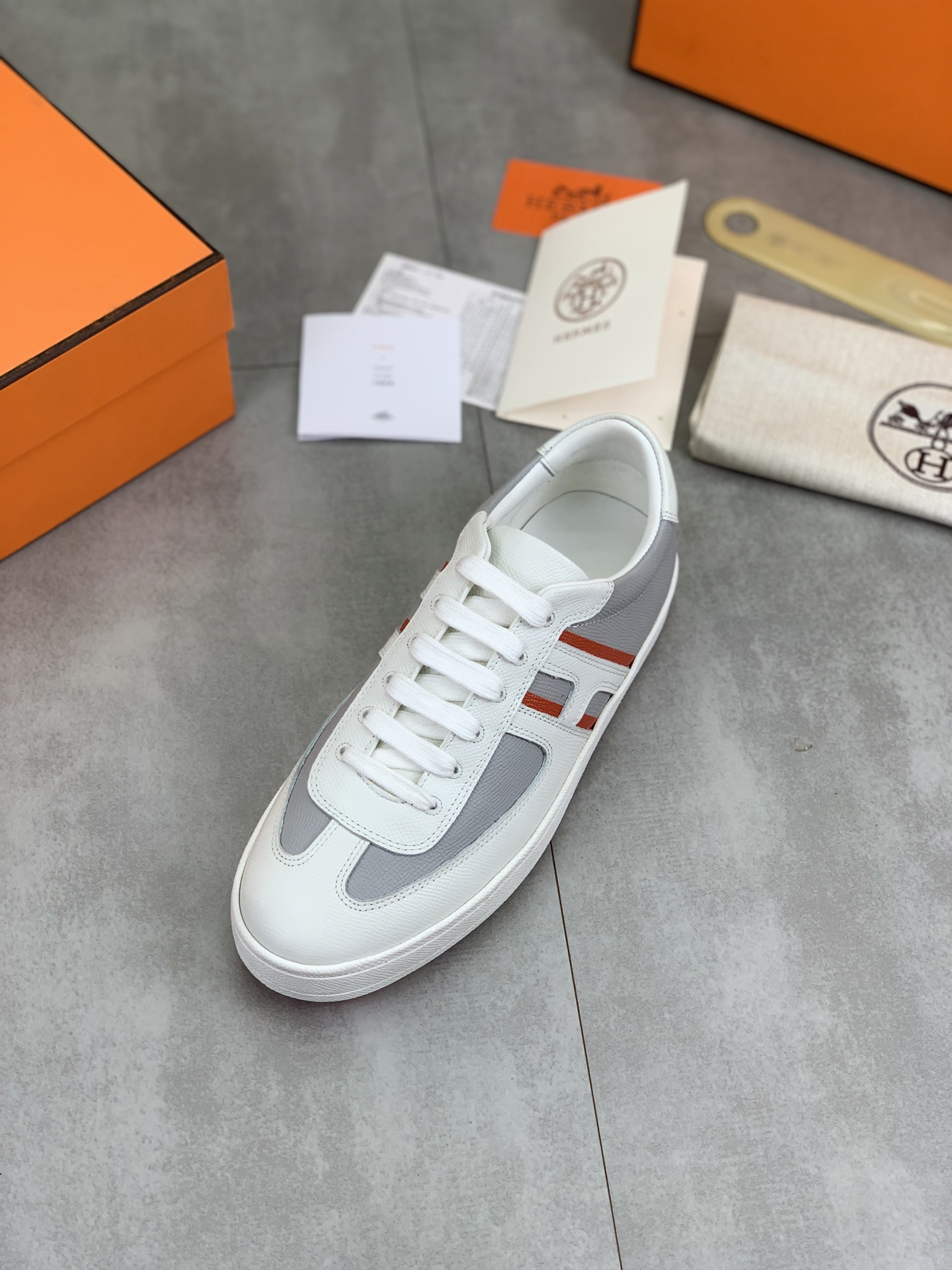 Hermes Luxury Leather Sneakers - Premium Quality, Comfortable Fit Size 38-44 5 i1743177204171 7824 0 3