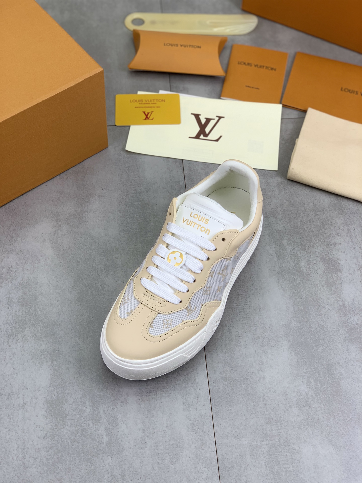 Louis Vuitton Time Out Sneakers - Monogram Canvas & Leather Trim 5 i1744732501255 6760 0 3