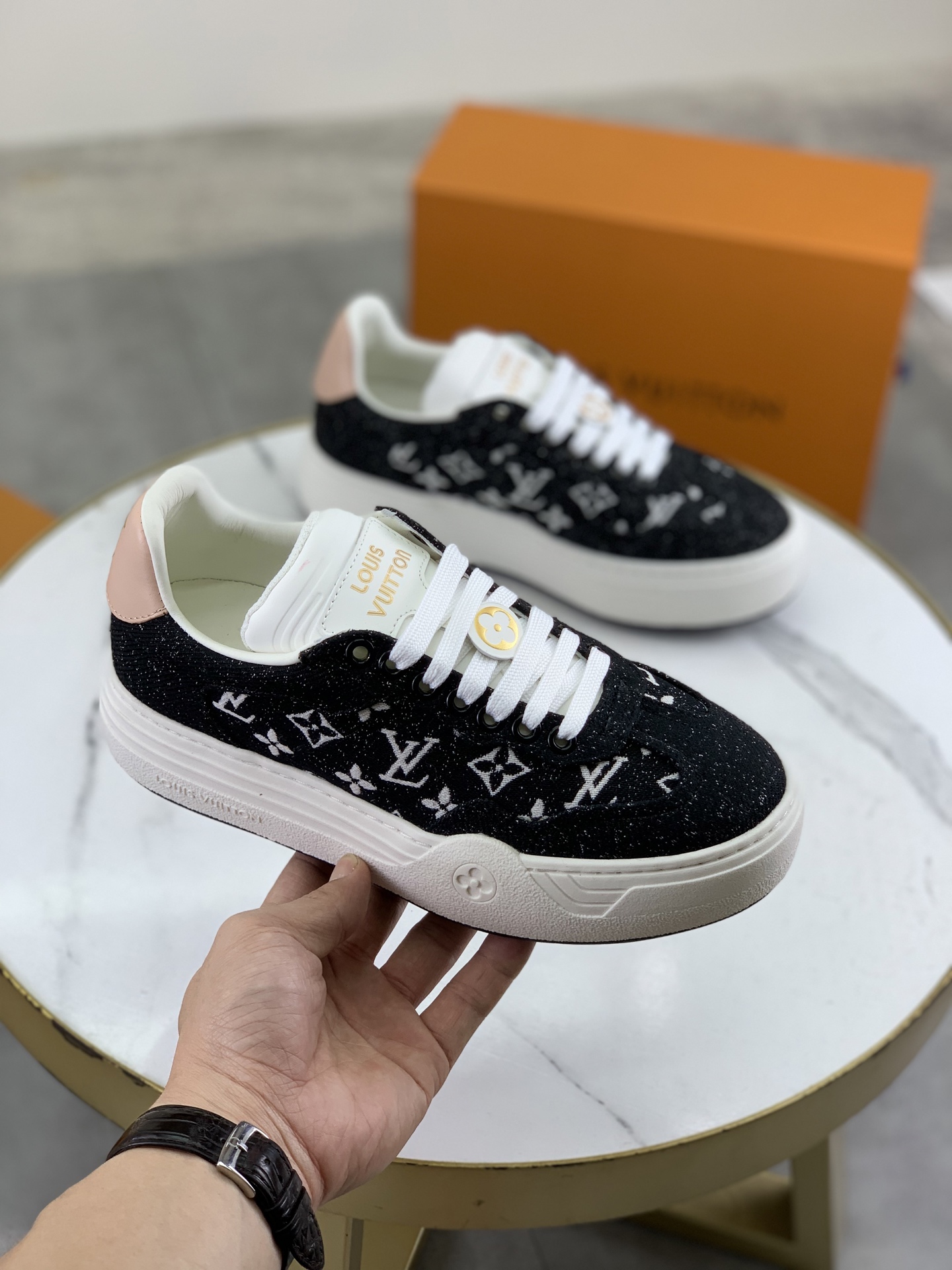 Louis Vuitton Time Out Sneakers - Monogram Canvas, Women's Size 35-40 4 i1744732518261 8553 0 2