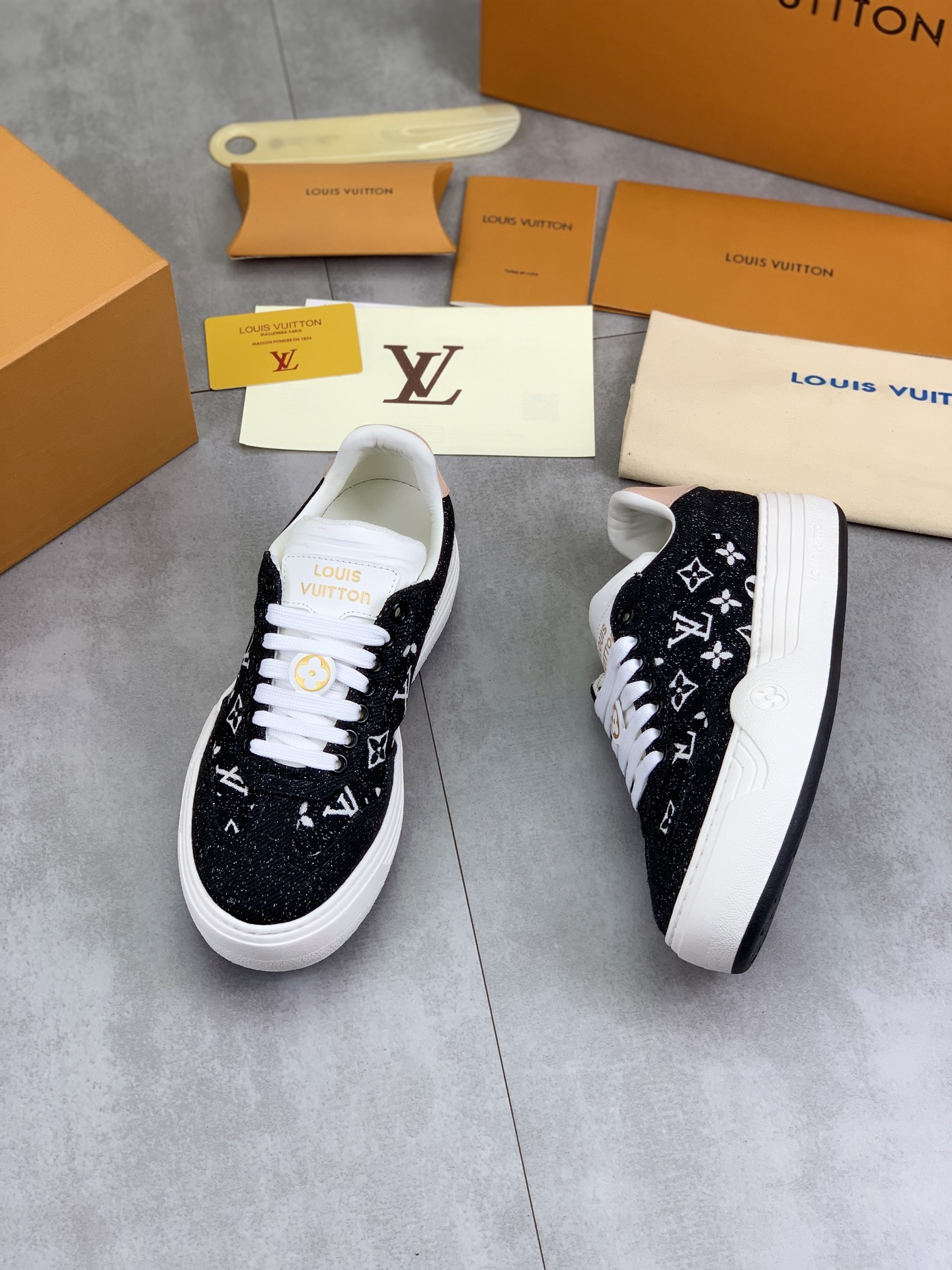 Louis Vuitton Time Out Sneakers - Monogram Canvas, Women's Size 35-40 6 i1744732518355 6883 0 4